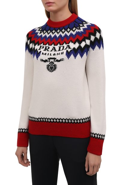 Кашемировый свитер PRADA, арт. P24N1O-10P8-F0009-212, фото 3
