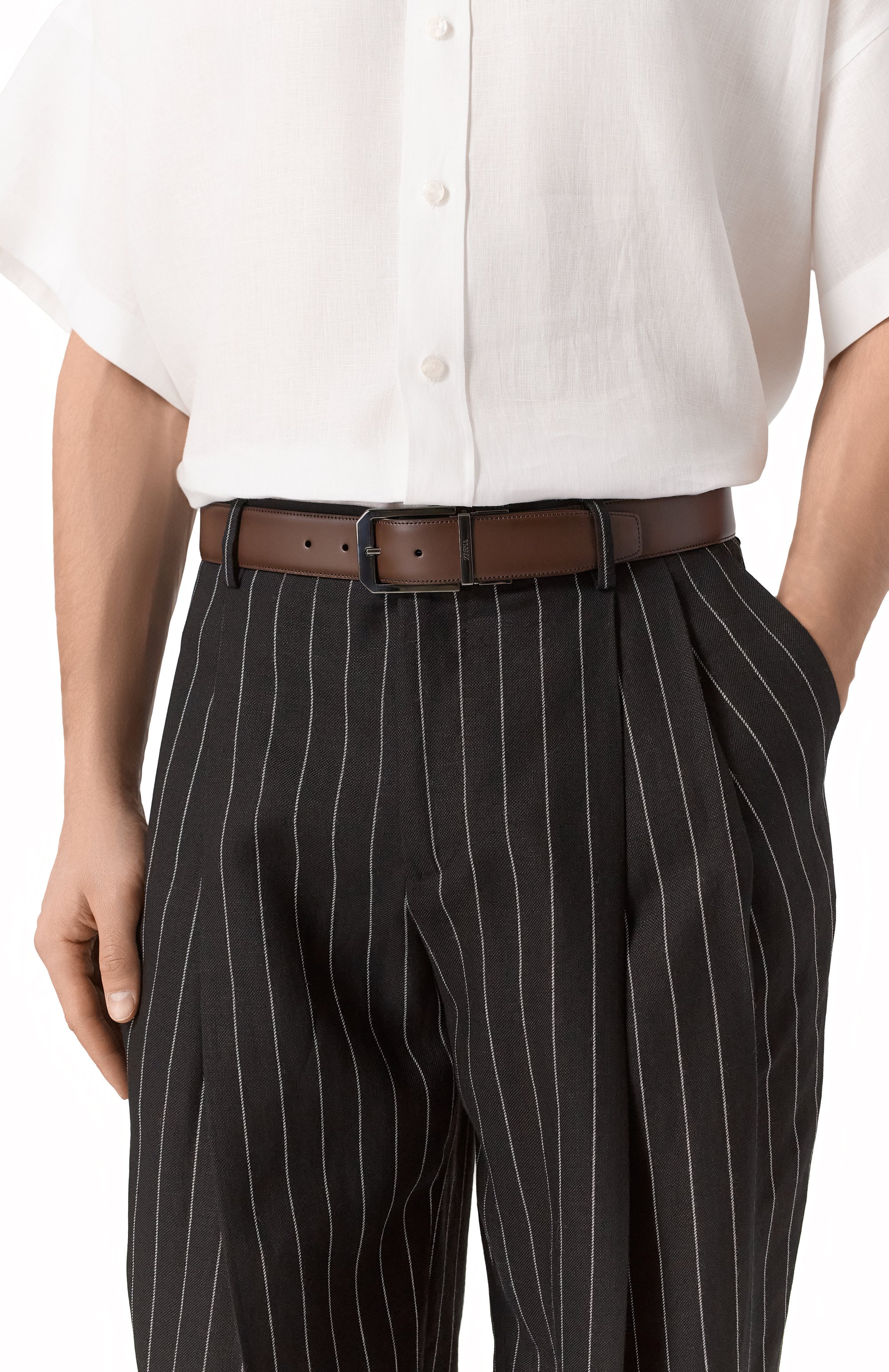 Двусторонний ремень ZEGNA, арт. B011RZ/LHAVG, фото 2