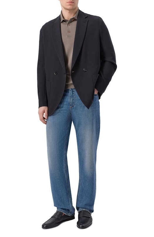 Шелковый пиджак Giorgio Armani GM003228/TE20294 Чёрный  GM003228/TE20294 Фото 2