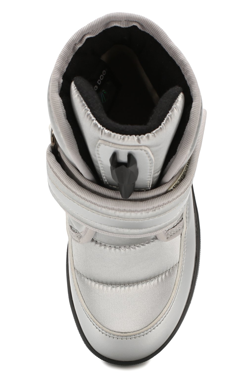 Утепленные ботинки JOG DOG серебряного цвета по цене 17750 руб., арт. 13024R/ZAFFIR0 FLASH/29-35, фото 4 Утепленные ботинки JOG DOG, арт. 13024R/ZAFFIR0 FLASH/29-35, фото 4