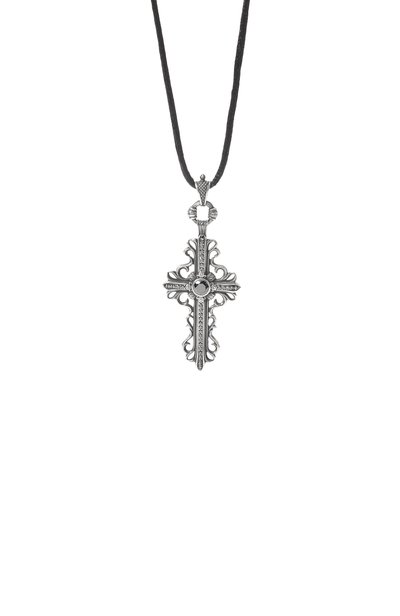 Подвеска крест GL JEWELRY серебряного цвета по цене 30800 руб., арт. M310032-S97-414, фото 2 Подвеска крест GL JEWELRY, арт. M310032-S97-414, фото 2