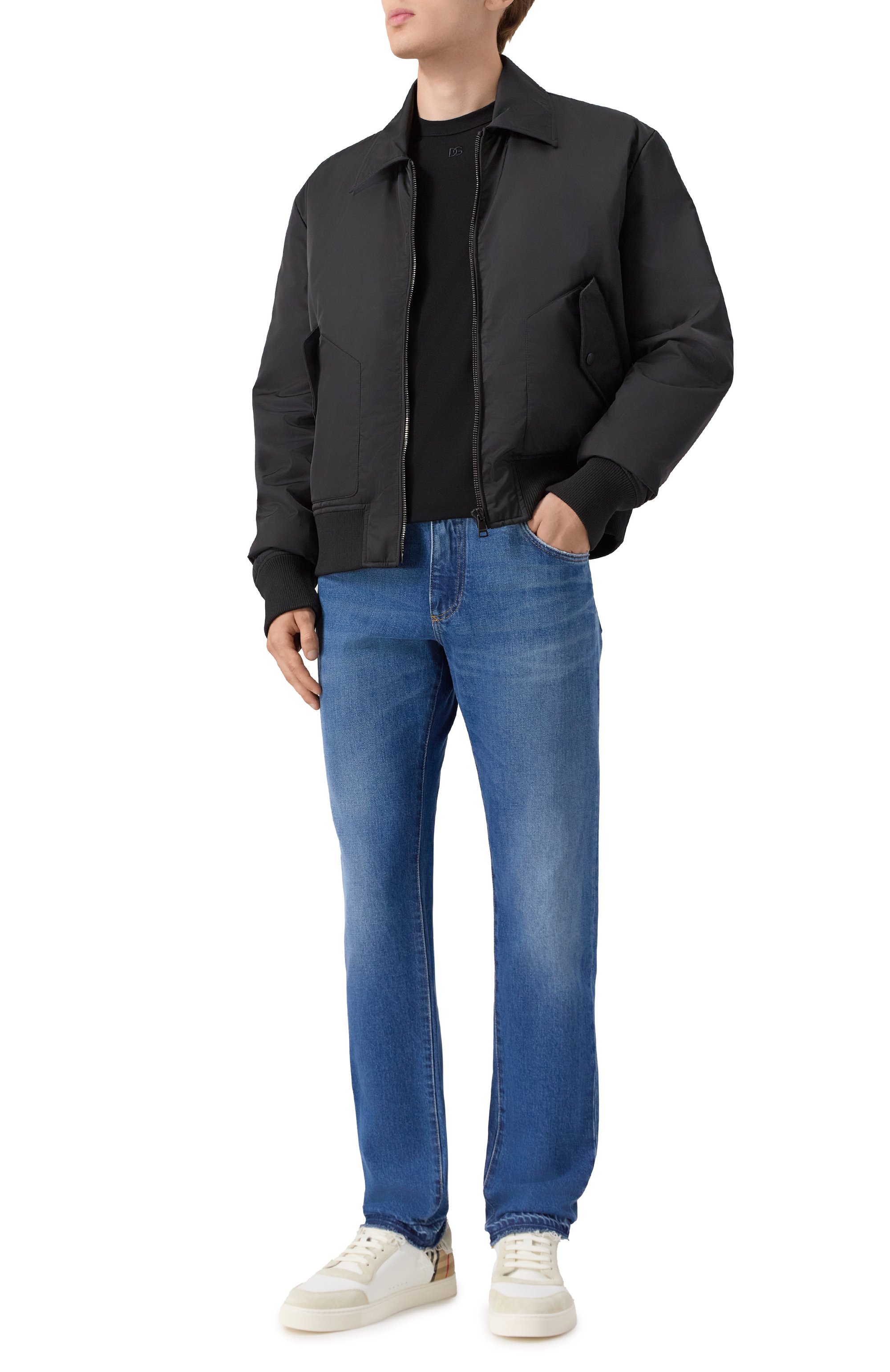 Хлопковая футболка DOLCE & GABBANA, арт. G8SX0Z/G7PIY, фото 2