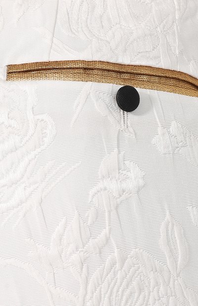 Брюки с лампасами DOLCE & GABBANA белого цвета по цене 109000 руб., арт. FTBI1T/FJM04, фото 5 Брюки с лампасами DOLCE & GABBANA, арт. FTBI1T/FJM04, фото 5