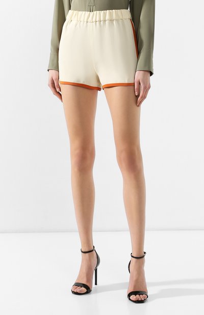 Шелковые шорты LORO PIANA кремового цвета по цене 99000 руб., арт. FAI5263, фото 3 Шелковые шорты LORO PIANA, арт. FAI5263, фото 3