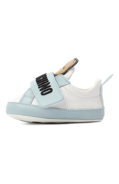 Кожаные пинетки MOSCHINO, арт. 82900/VAR2