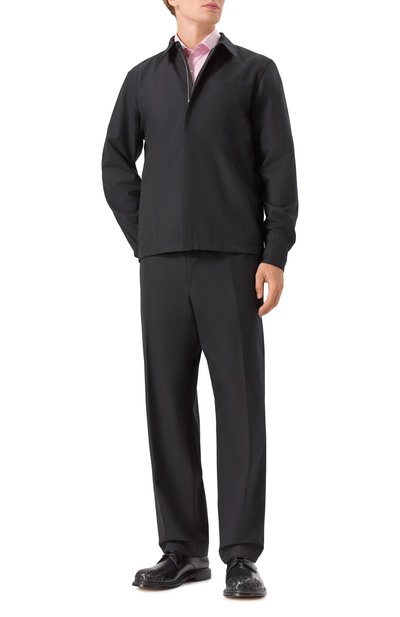 Шерстяные брюки DRIES VAN NOTEN, арт. 020976-2310-900, фото 2