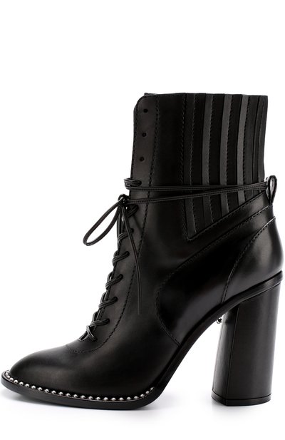 Кожаные ботильоны с заклепками на ранте CASADEI, арт. 1R720H1001L0CA000, фото 3