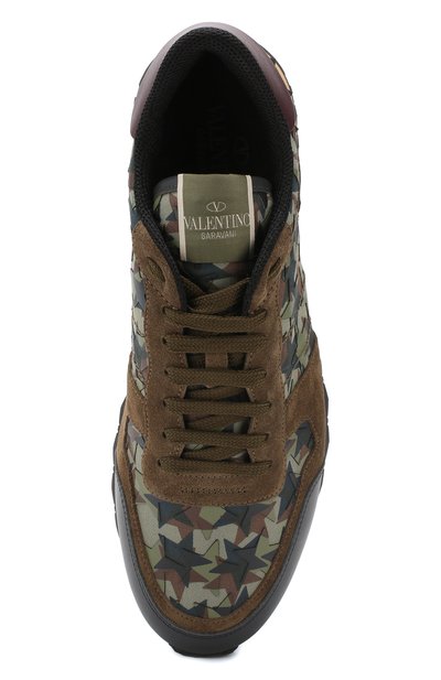 Кожаные кроссовки rockrunner VALENTINO, арт. RY2S0723/WPE, фото 5