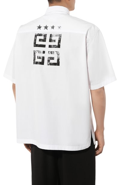 Хлопковая рубашка GIVENCHY, арт. BM610814M6, фото 4