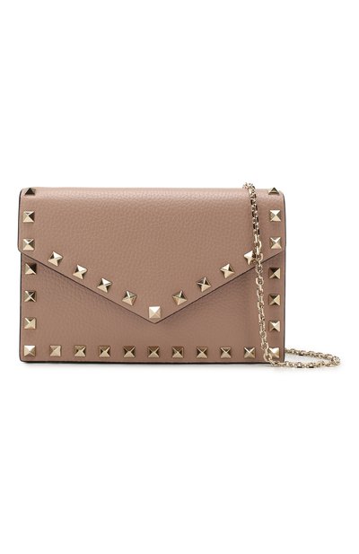 Клатч rockstud VALENTINO бежевого цвета по цене 99500 руб., арт. TW2P0Q58/VSH, фото 5 Клатч rockstud VALENTINO, арт. TW2P0Q58/VSH, фото 5