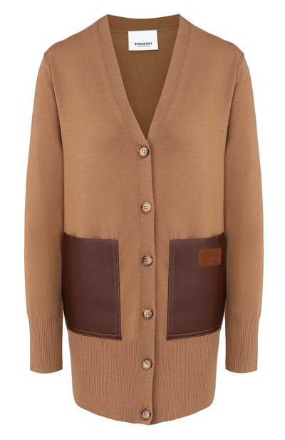 Женский шерстя ной кардиган BURBERRY, арт. 8019289