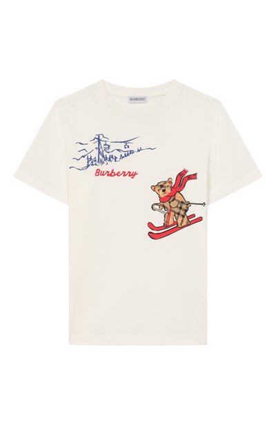 Хлопковая футболка BURBERRY, арт. 8131935