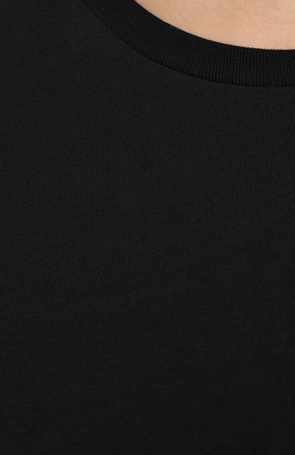 Хлопковая футболка DRIES VAN NOTEN черного цвета по цене 16750 руб., арт. 202-11123-1616, фото 5 Хлопковая футболка DRIES VAN NOTEN, арт. 202-11123-1616, фото 5