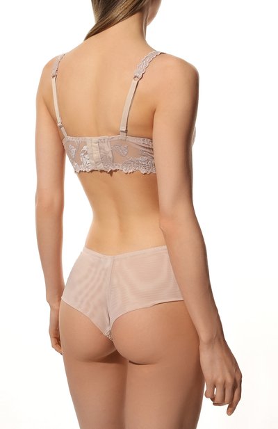 Трусы-бразилиана AUBADE кремового цвета по цене 11200 руб., арт. TM70, фото 3 Трусы-бразилиана AUBADE, арт. TM70, фото 3