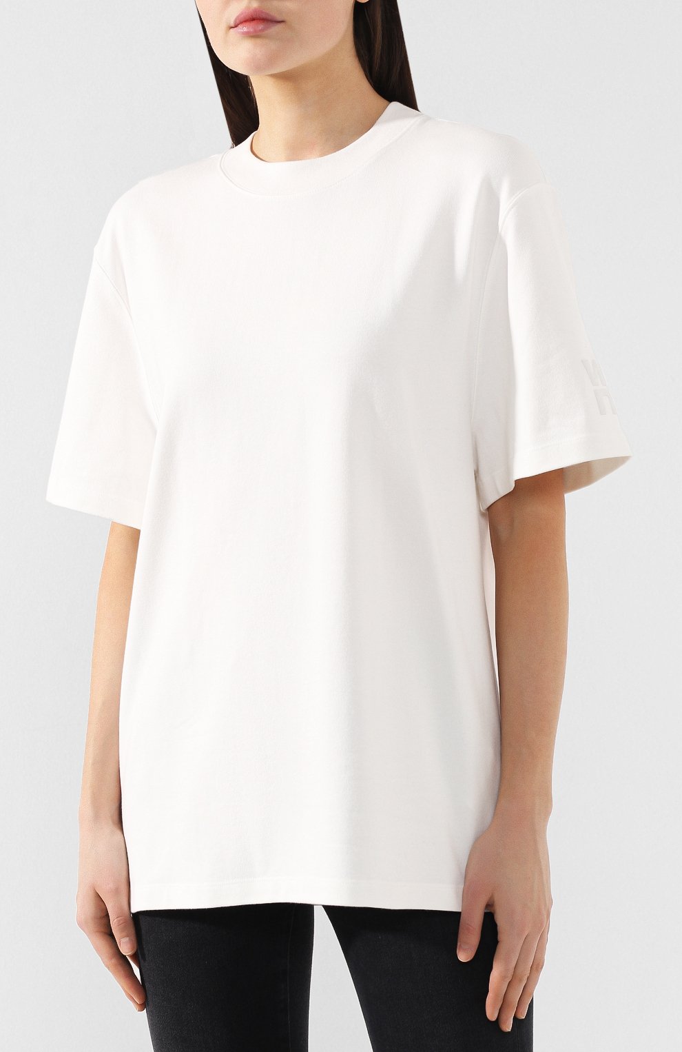 Футболка из смеси хлопка и вискозы ALEXANDERWANG.T, арт. 4CC2191069, фото 3