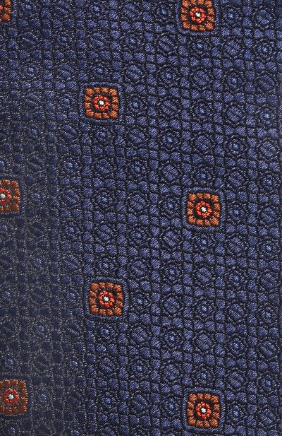 Шелковый галстук CANALI темно-синего цвета по цене 16600 руб., арт. 18/HJ03510, фото 4 Шелковый галстук CANALI, арт. 18/HJ03510, фото 4
