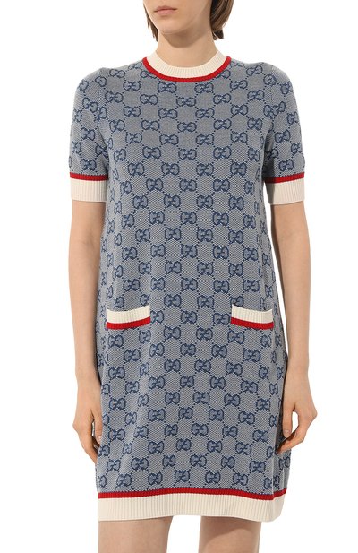 Платье из шерсти и хлопка GUCCI, арт. 579787 XKARI, фото 3