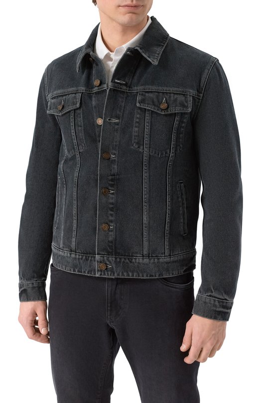 Джинсовая куртка Saint Laurent 695177/Y07TE Серый  695177/Y07TE Фото 3