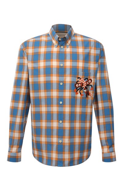 Хлопковая рубашка GUCCI, арт. 654884/ZAG0Q, фото 1