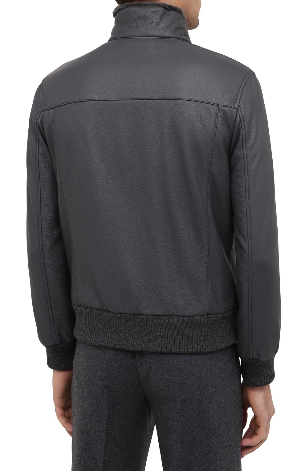 Кожаный бомбер BRIONI, арт. PLZ40L/P7708, фото 4