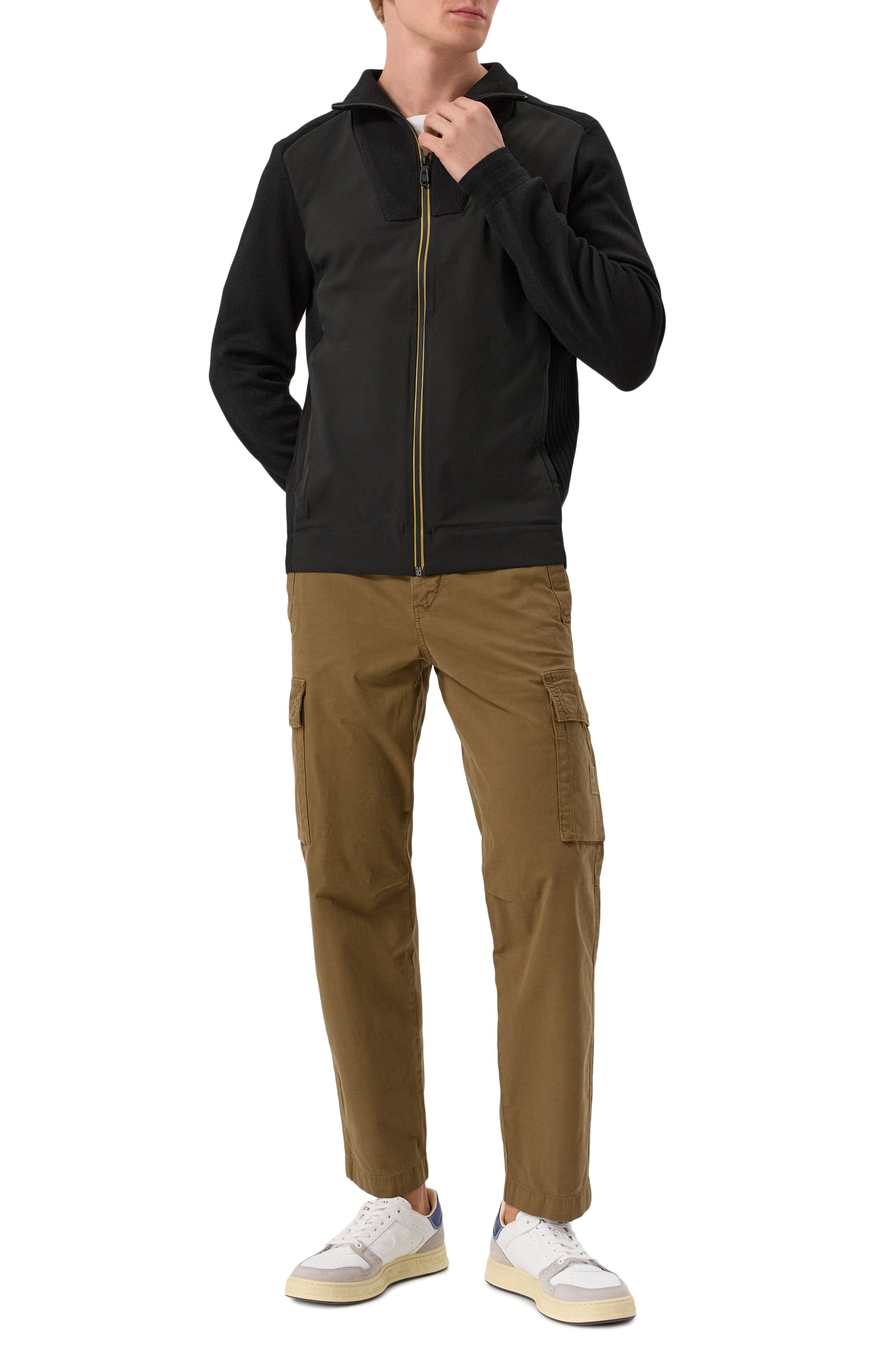 Хлопковые брюки-карго BOSS ORANGE, арт. 50530599, фото 2