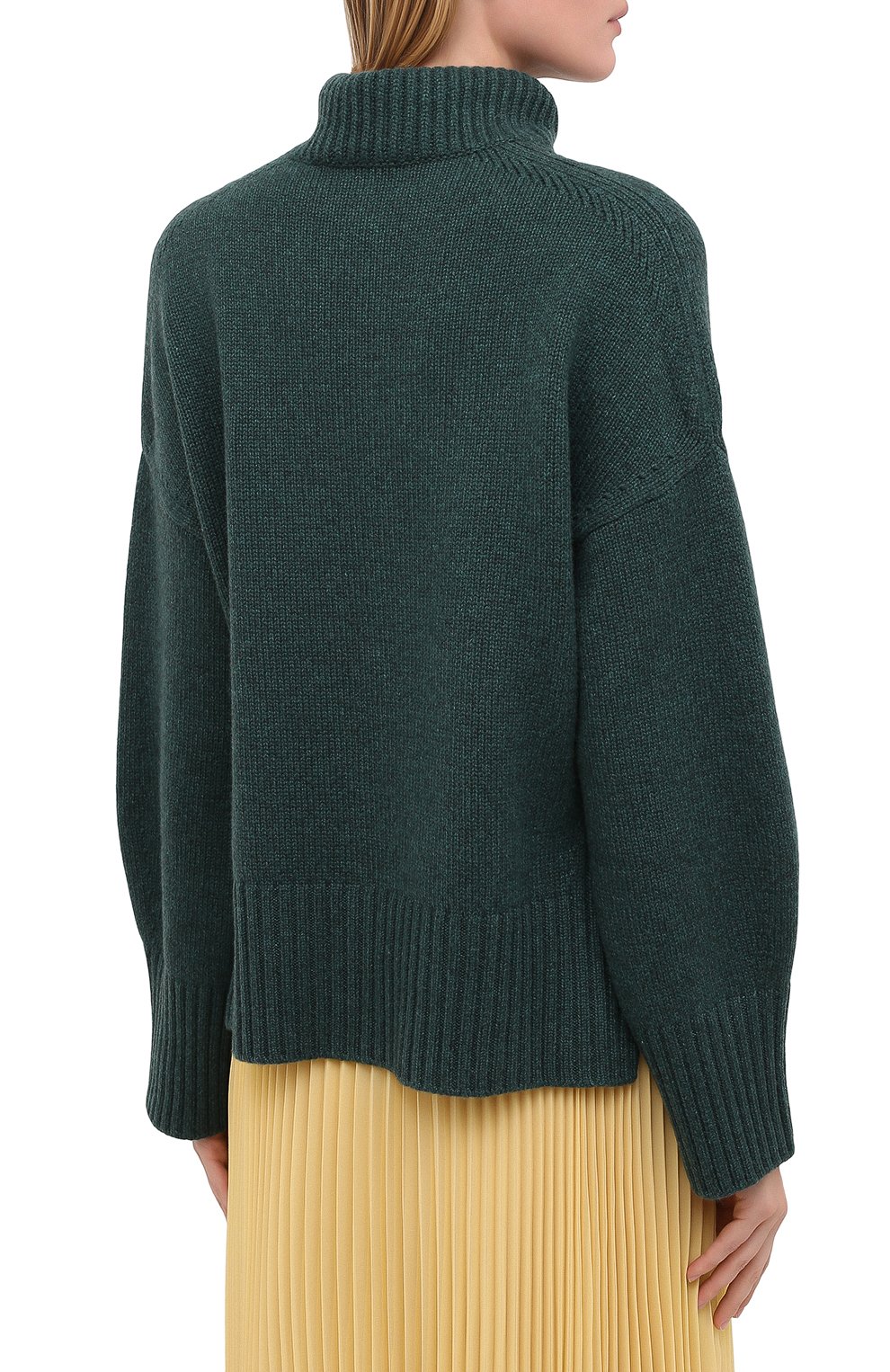 Кашемировый пуловер LORO PIANA зеленого цвета по цене 197000 руб., арт. FAI7129, фото 5 Кашемировый пуловер LORO PIANA, арт. FAI7129, фото 5