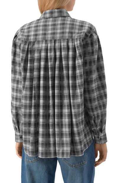 Хлопковая рубашка OFFICINE GENERALE, арт. W25WSHI001, фото 4