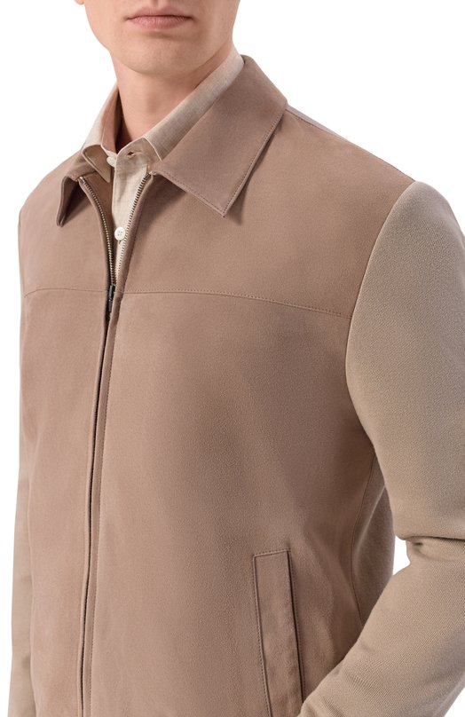 Комбинированная куртка Andrea Campagna 232615/AC/00418I Бежевый  232615/AC/00418I Фото 5