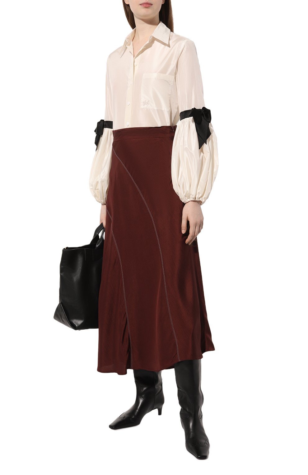 Шелковая блузка YANINA, арт. 0-2817, фото 2