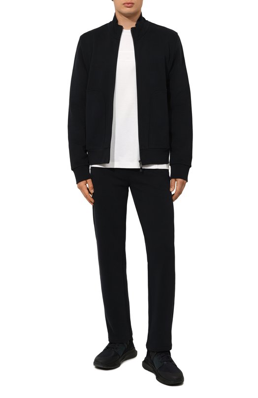 Хлопковые брюки Corneliani 94G561-9425006 Синий  94G561-9425006 Фото 2