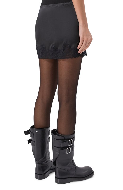 Атласная юбка Daniil Antsiferov DA_1905 Чёрный  DA_1905 Фото 4