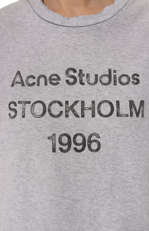 фото Хлопковая футболка acne studios