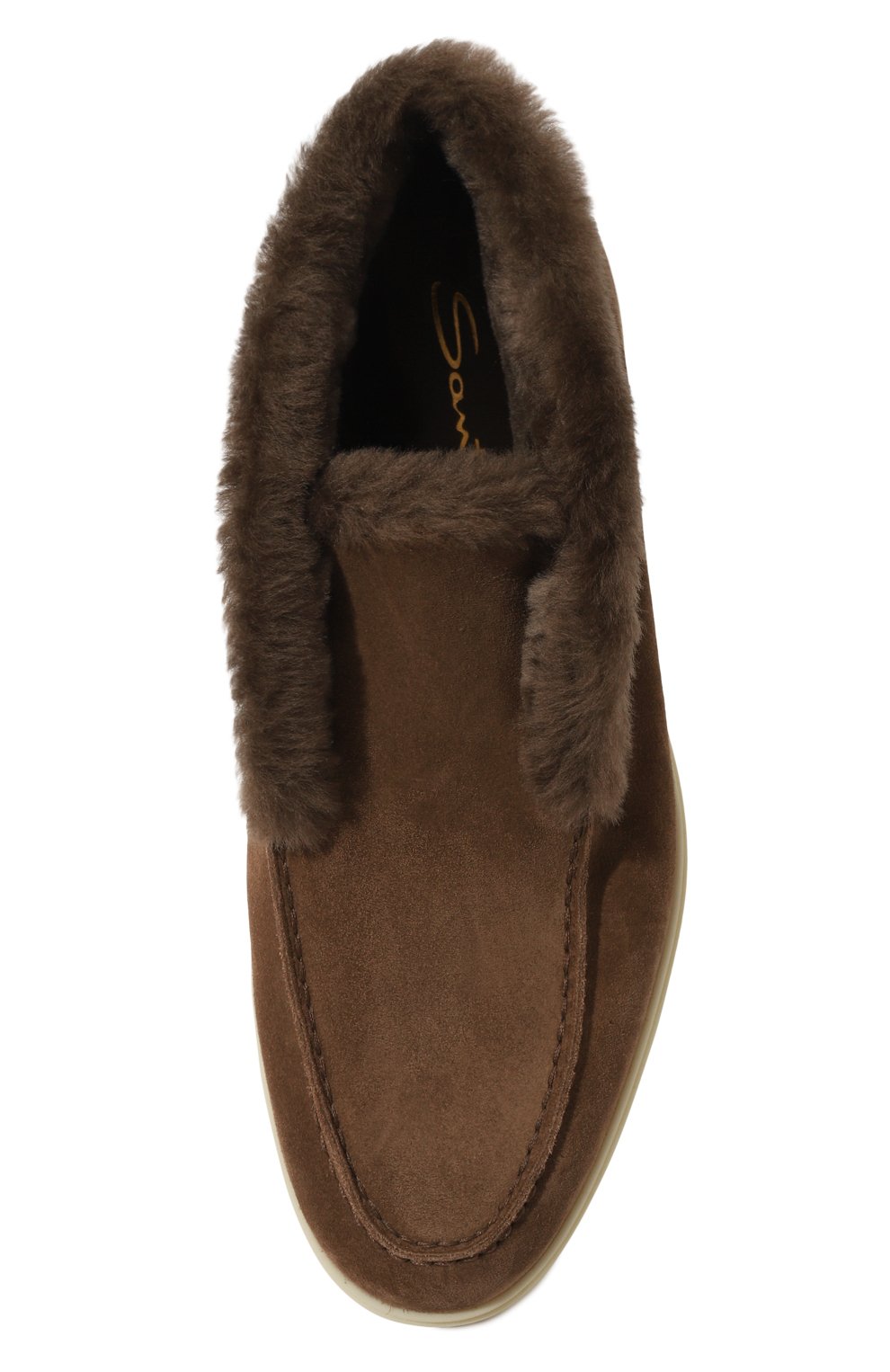 Замшевые ботинки SANTONI, арт. WUYG58457TISAPFR, фото 6