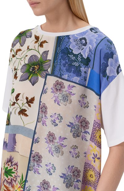 Хлопковая футболка WEEKEND MAX MARA, арт. WKDPAMPAS, фото 5