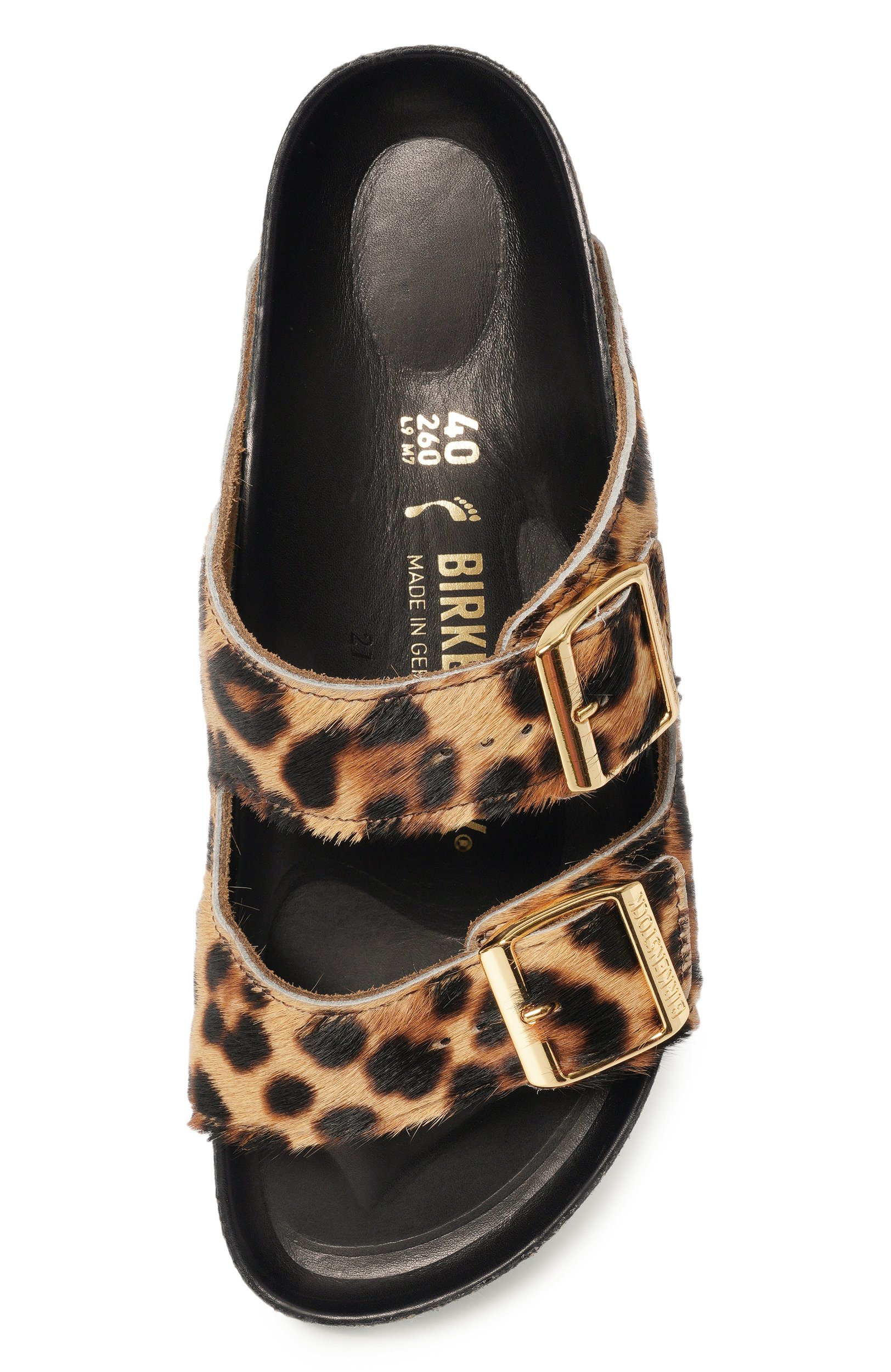Кожаные шлепанцы arizona BIRKENSTOCK леопардового цвета по цене 27700 руб., арт. 1032839, фото 6 Кожаные шлепанцы arizona BIRKENSTOCK, арт. 1032839, фото 6