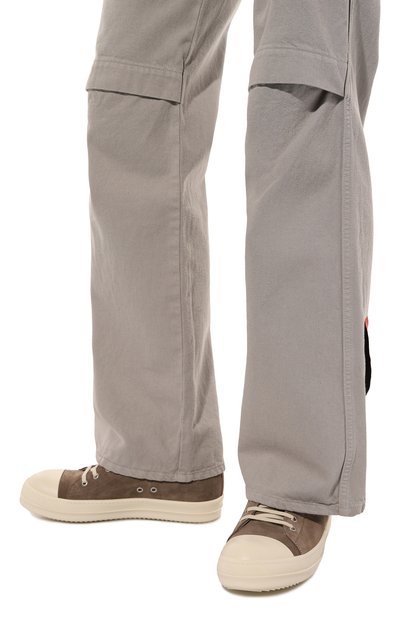 Замшевые кеды RICK OWENS, арт. RU01C4891/LVS, фото 3