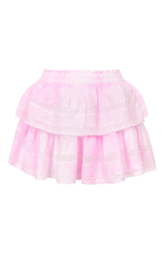 Хлопковая юбка Love Shack Fancy LS002-289 Розовый LS002-289