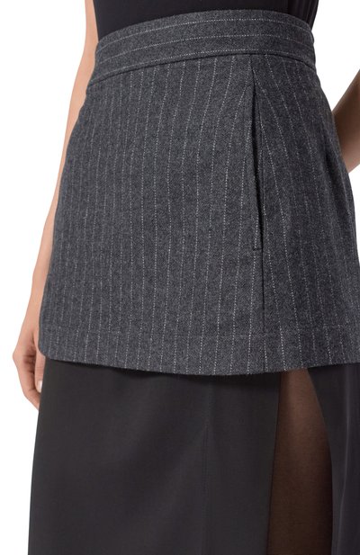 Шерстяная юбка ISABEL BENENATO, арт. DW38F25, фото 5