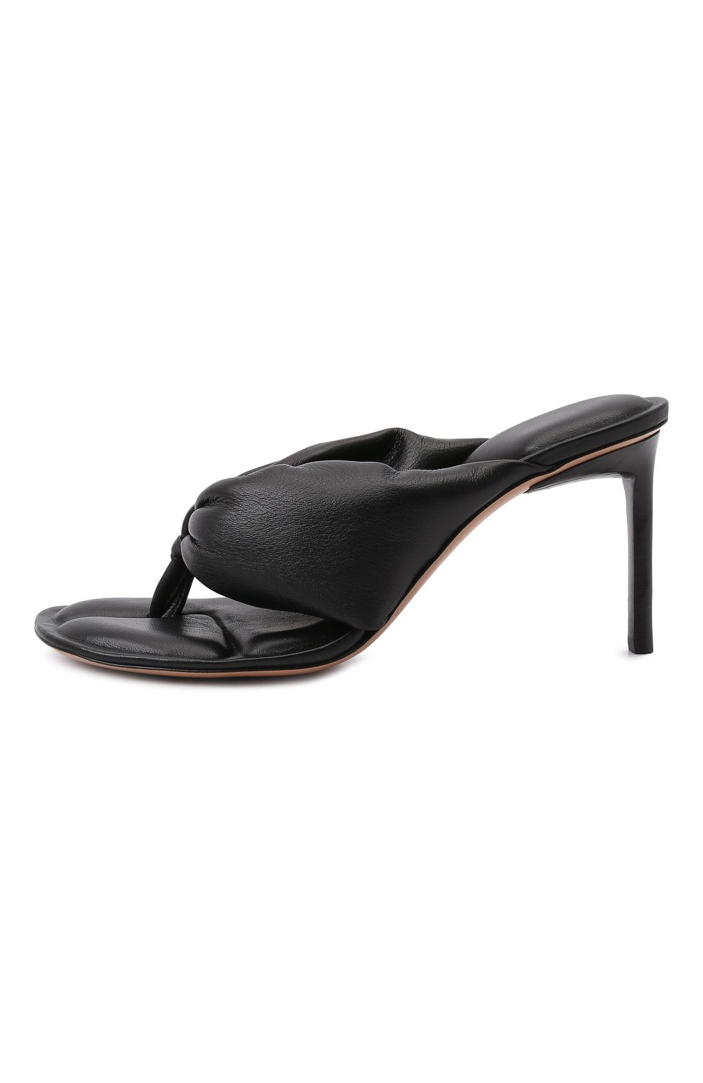 Кожаные мюли JACQUEMUS, арт. 221F0012-4000, фото 4