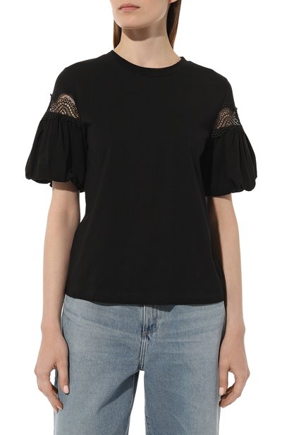 Хлопковая футболка ALBERTA FERRETTI, арт. 222U/A0702/6660, фото 3