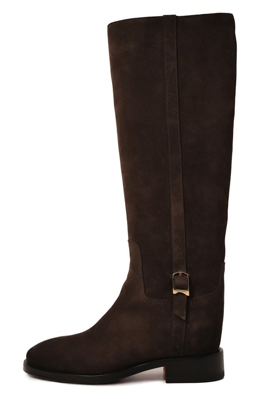 Замшевые сапоги Santoni WSHG71084BJ2NHSY Коричневый  WSHG71084BJ2NHSY Фото 4