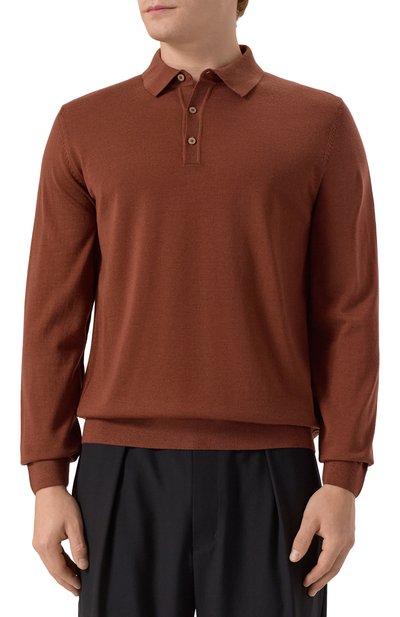 Шерстяное поло BOSS, арт. 50476355, фото 3