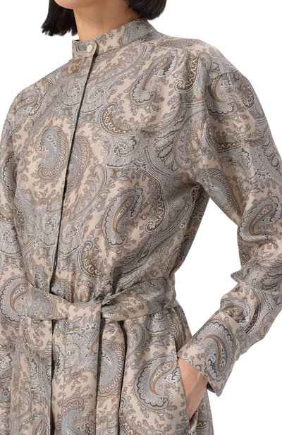 Шелковое платье NOBLE&BRULEE, арт. NB106/10122024/473, фото 5