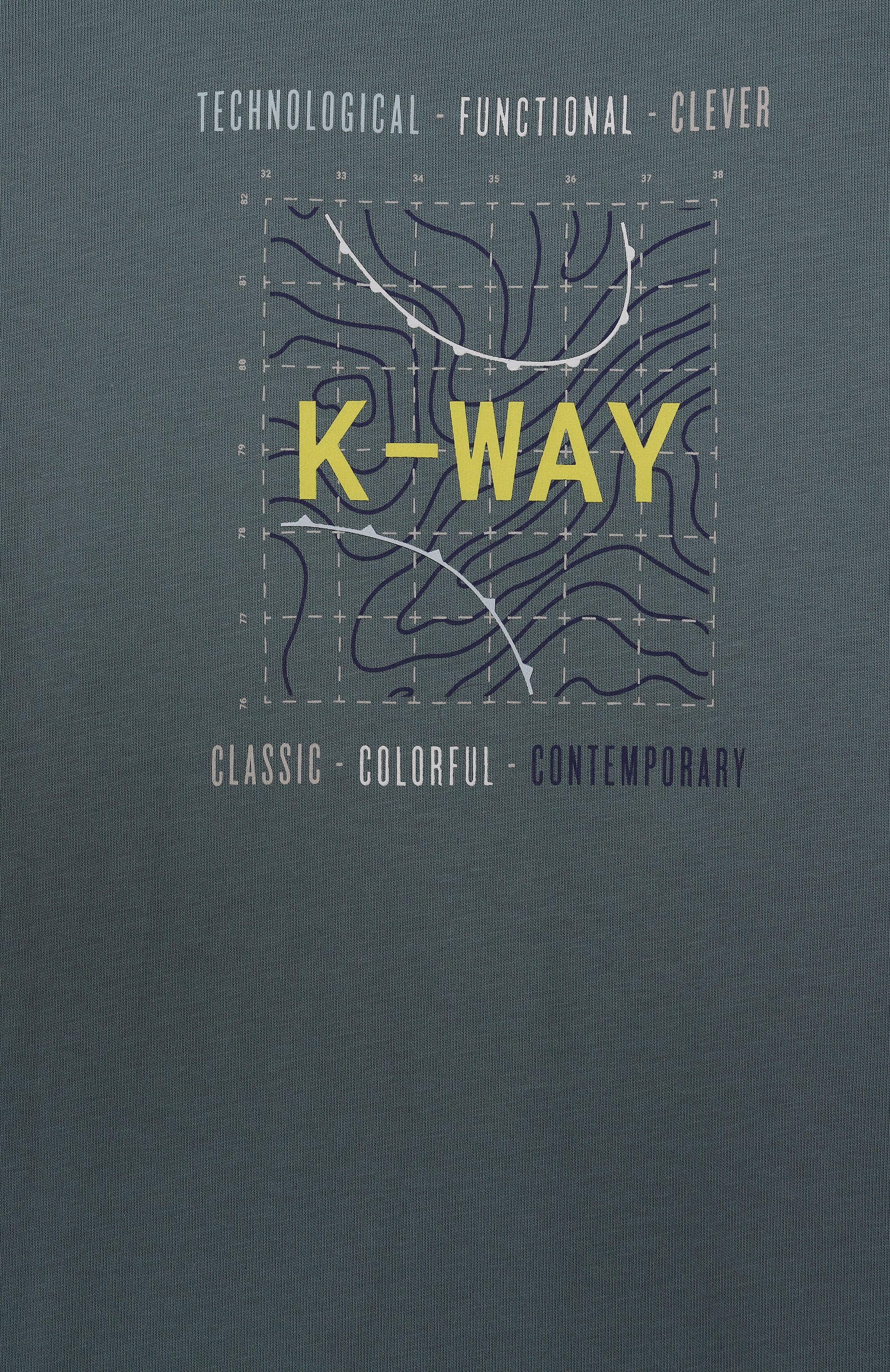 Хлопковая футболка K-WAY, арт. K5136ZW/16A, фото 3