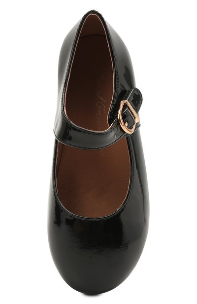 Кожаные балетки AGE OF INNOCENCE черного цвета по цене 12250 руб., арт. 000214/JUNI 2.0/27-33, фото 4 Кожаные балетки AGE OF INNOCENCE, арт. 000214/JUNI 2.0/27-33, фото 4