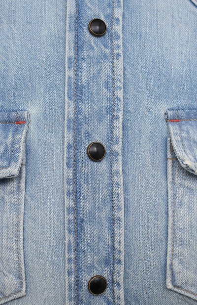 Джинсовая рубашка SAINT LAURENT, арт. 653999/Y31GA, фото 5