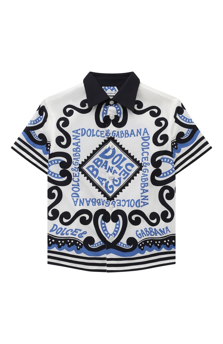 Хлопковая рубашка DOLCE & GABBANA, арт. L44S08/G7L0J/2-6, фото 1