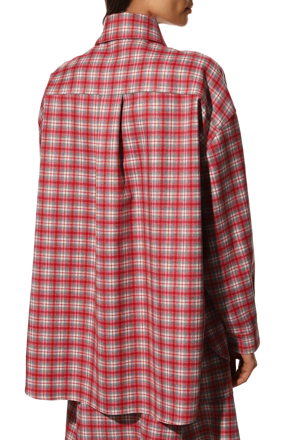 Шерстяная рубашка VIKA GAZINSKAYA, арт. W-23-FW-20-1276-WOOL-RED, фото 4