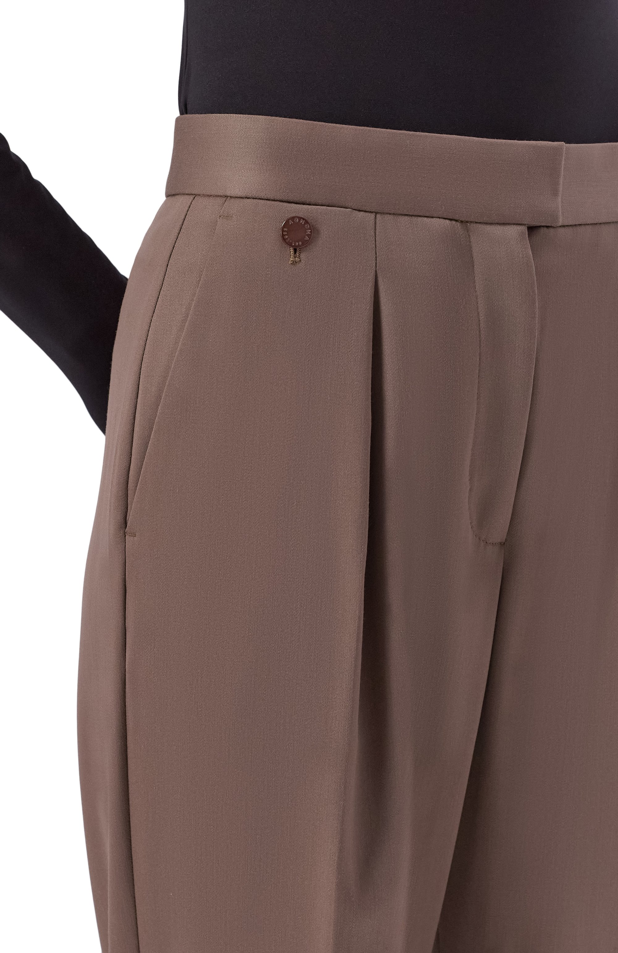 Шерстяные брюки AGNONA, арт. T70713E/UW019E, фото 5