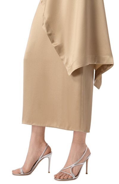 Кожаные босоножки nuit 105 GIANVITO ROSSI, арт. G32496.15RIC.NPSARGE, фото 3